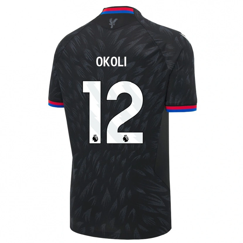 Danxen Heren Chuks Okoli #12 Zwart Blauw Rood Uitshirt Uittenue 2026/27 T-Shirt