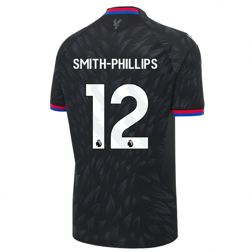 Danxen Heren Kairo Smith-Phillips #12 Zwart Blauw Rood Uitshirt Uittenue 2026/27 T-Shirt