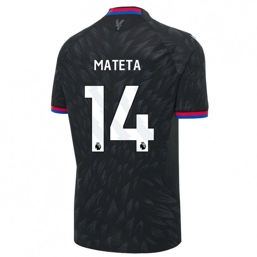 Danxen Heren Jean-Philippe Mateta #14 Zwart Blauw Rood Uitshirt Uittenue 2026/27 T-Shirt