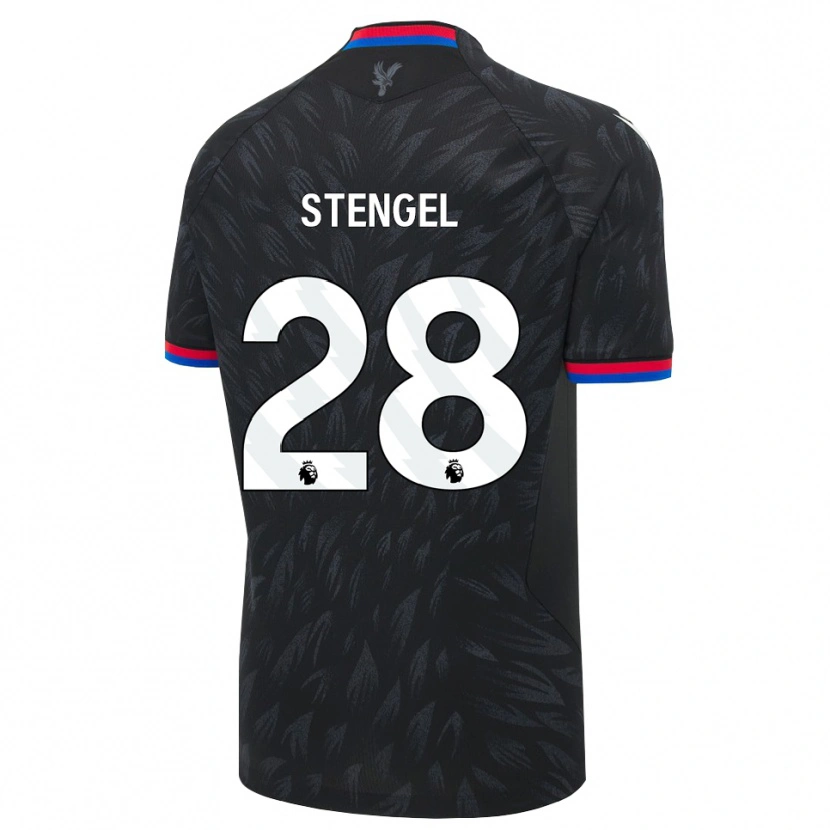 Danxen Heren Katie Stengel #28 Zwart Blauw Rood Uitshirt Uittenue 2026/27 T-Shirt