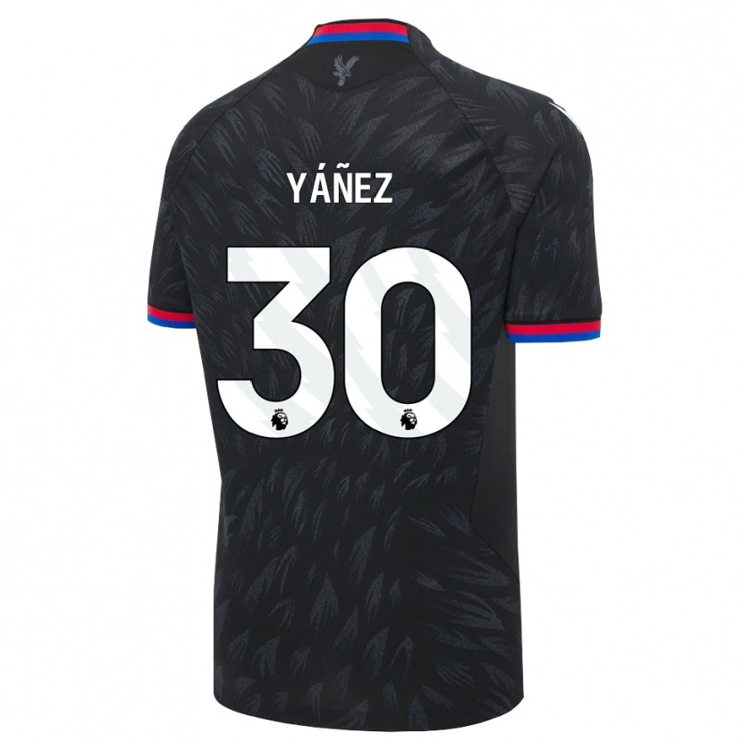 Danxen Heren Shae Yáñez #30 Zwart Blauw Rood Uitshirt Uittenue 2026/27 T-Shirt