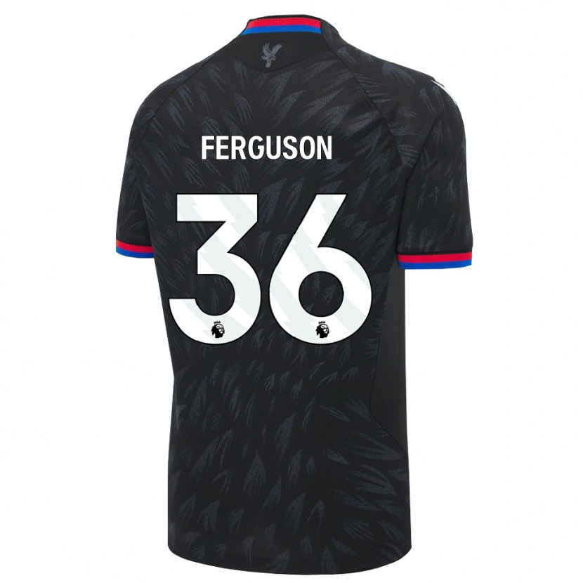Danxen Heren Nathan Ferguson #36 Zwart Blauw Rood Uitshirt Uittenue 2026/27 T-Shirt