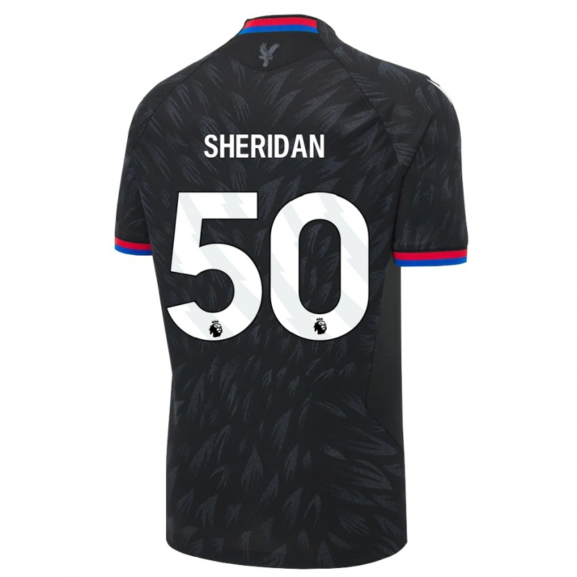 Danxen Heren Joe Sheridan #50 Zwart Blauw Rood Uitshirt Uittenue 2026/27 T-Shirt