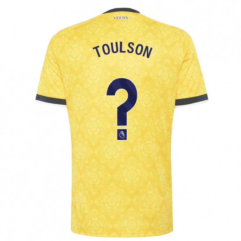 Danxen Heren Daniel Toulson #0 Geel Wit Zwart Uitshirt Uittenue 2026/27 T-Shirt