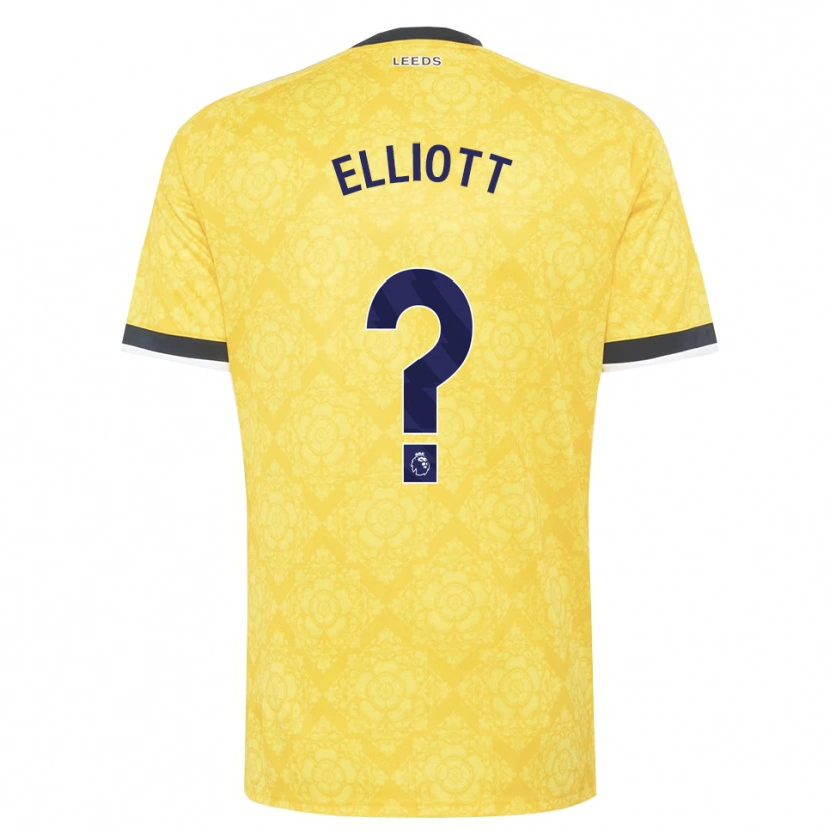Danxen Heren Izzy Elliott #0 Geel Wit Zwart Uitshirt Uittenue 2026/27 T-Shirt