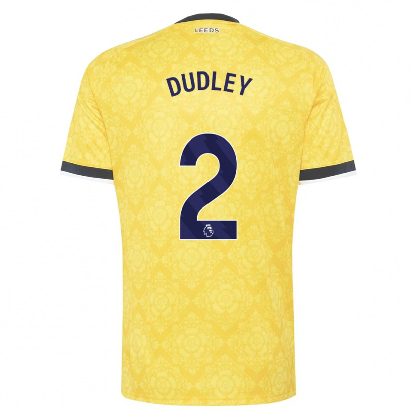 Danxen Heren Louie Dudley #2 Geel Wit Zwart Uitshirt Uittenue 2026/27 T-Shirt