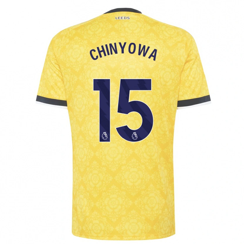 Danxen Heren Taku Chinyowa #15 Geel Wit Zwart Uitshirt Uittenue 2026/27 T-Shirt