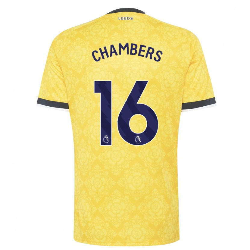 Danxen Heren Lloyd Chambers #16 Geel Wit Zwart Uitshirt Uittenue 2026/27 T-Shirt