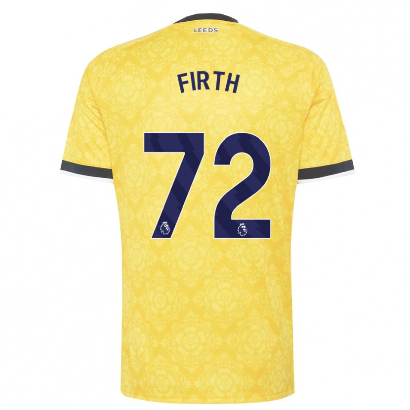 Danxen Heren Will Firth #72 Geel Wit Zwart Uitshirt Uittenue 2026/27 T-Shirt