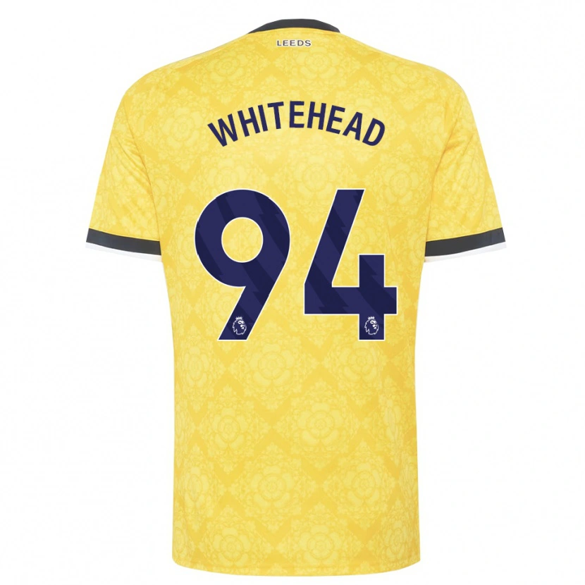 Danxen Heren Loui Whitehead #94 Geel Wit Zwart Uitshirt Uittenue 2026/27 T-Shirt