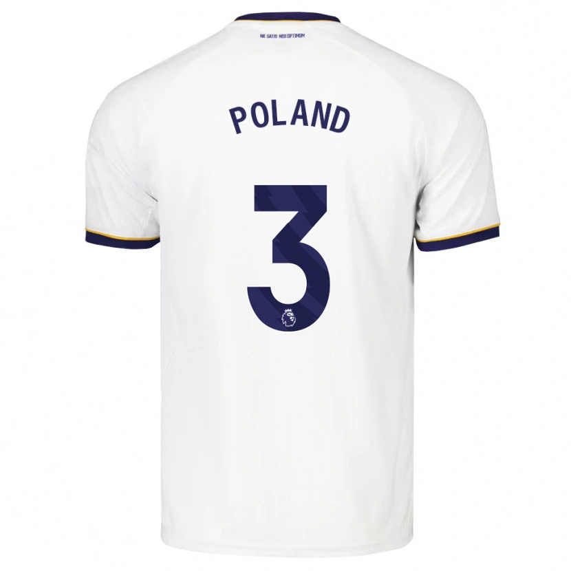 Danxen Heren Louis Poland #3 Middernachtblauw Wit Geel Uitshirt Uittenue 2026/27 T-Shirt