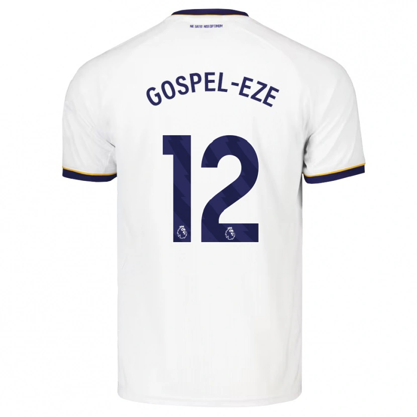 Danxen Heren Goodness Gospel-Eze #12 Middernachtblauw Wit Geel Uitshirt Uittenue 2026/27 T-Shirt