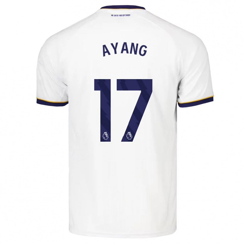 Danxen Heren Godswill Ayang #17 Middernachtblauw Wit Geel Uitshirt Uittenue 2026/27 T-Shirt