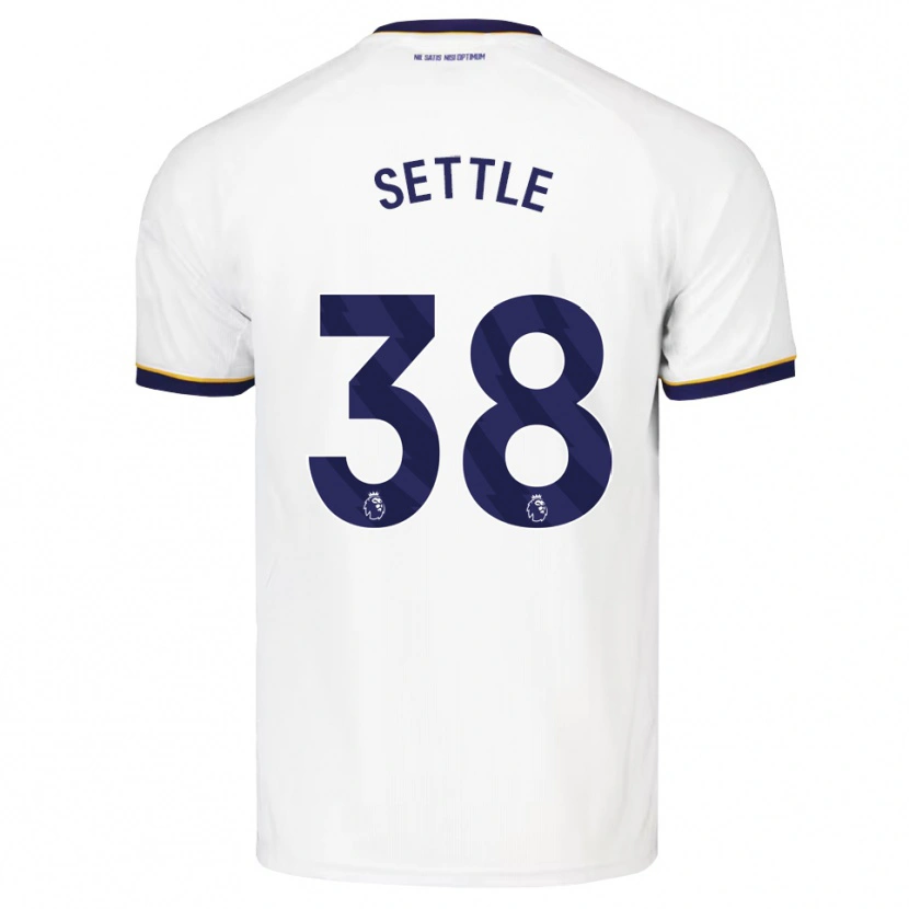 Danxen Heren Macy Settle #38 Middernachtblauw Wit Geel Uitshirt Uittenue 2026/27 T-Shirt