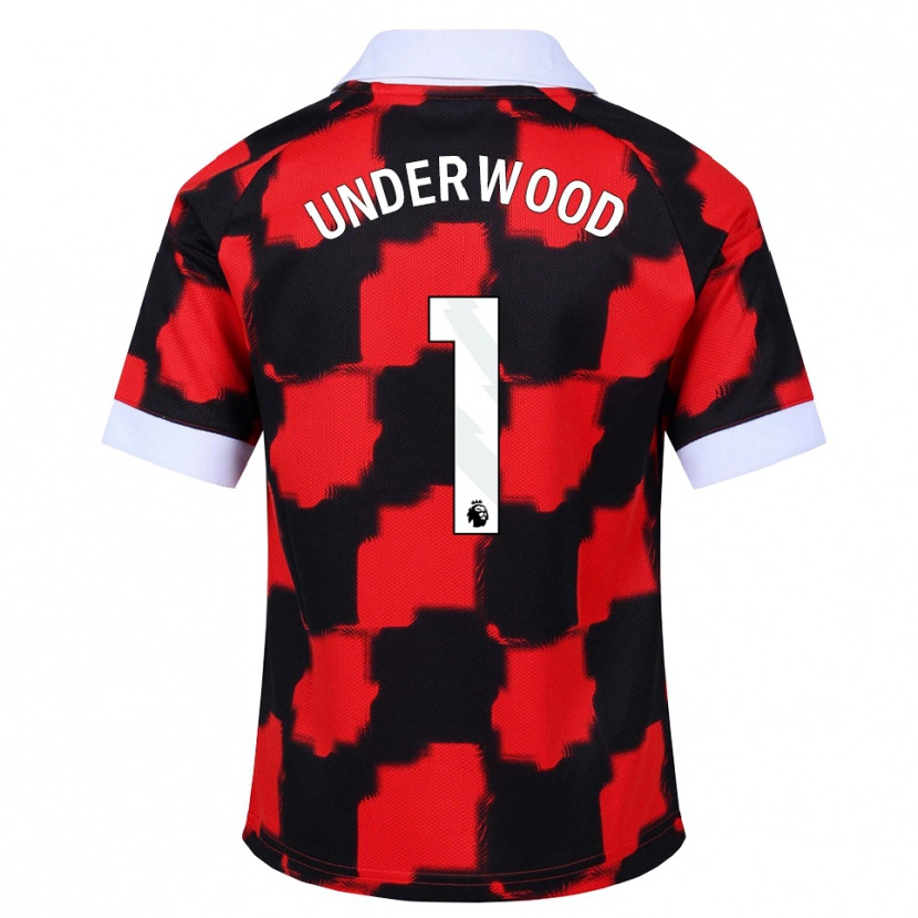 Danxen Heren Marco Underwood #1 Rood Wit Zwart Uitshirt Uittenue 2026/27 T-Shirt