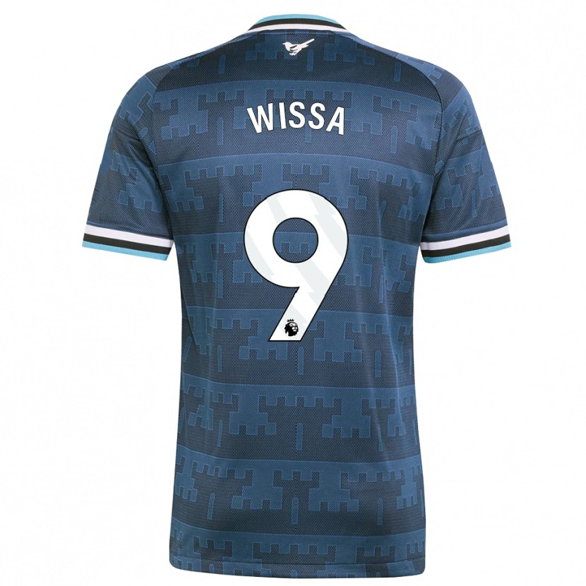 Danxen Heren Yoane Wissa #9 Geel Zwart Blauw Uitshirt Uittenue 2026/27 T-Shirt