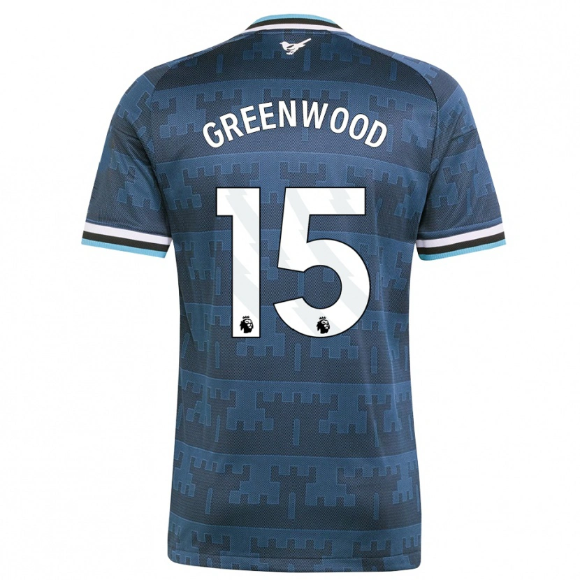 Danxen Heren Hannah Greenwood #15 Geel Zwart Blauw Uitshirt Uittenue 2026/27 T-Shirt