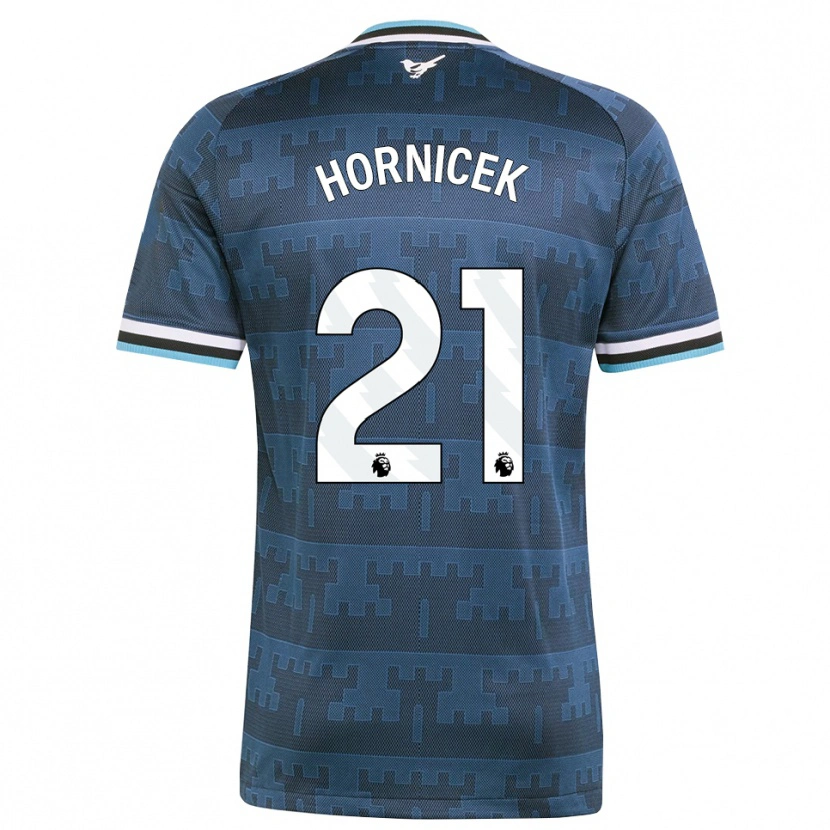 Danxen Heren Lukas Hornicek #21 Geel Zwart Blauw Uitshirt Uittenue 2026/27 T-Shirt