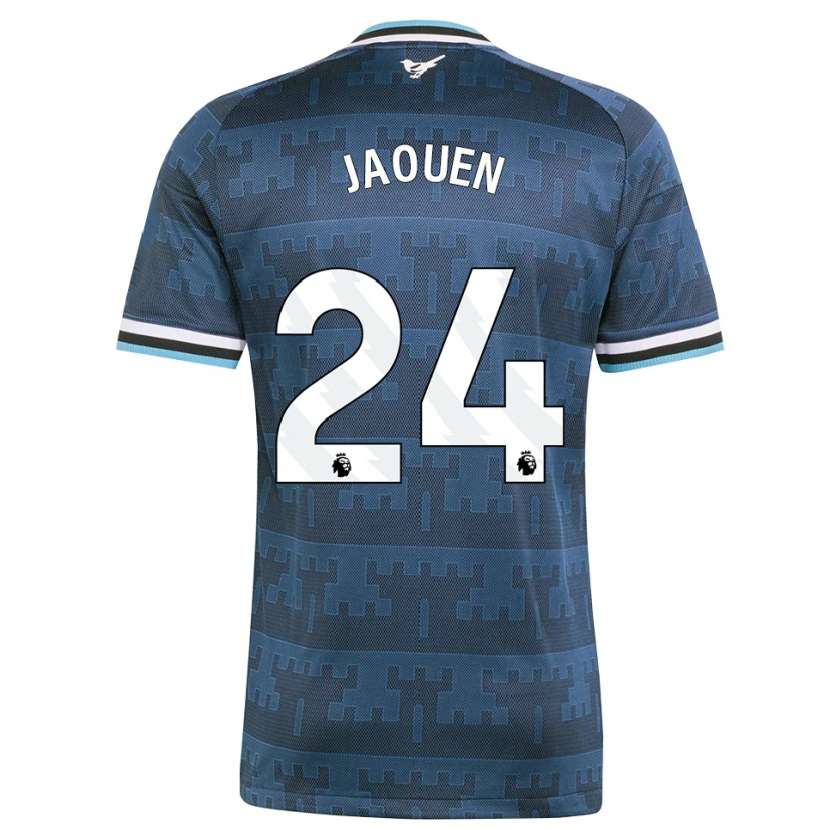 Danxen Heren Ewen Jaouen #24 Geel Zwart Blauw Uitshirt Uittenue 2026/27 T-Shirt