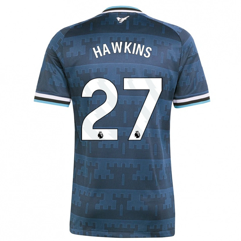 Danxen Heren Hannah Hawkins #27 Geel Zwart Blauw Uitshirt Uittenue 2026/27 T-Shirt