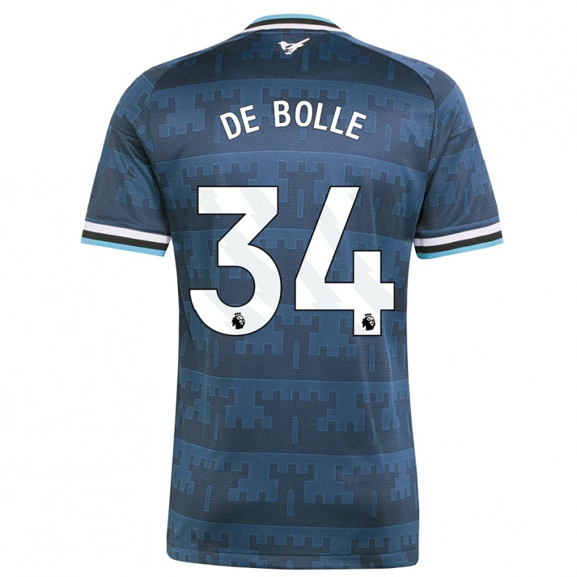 Danxen Heren Lucas De Bolle #34 Geel Zwart Blauw Uitshirt Uittenue 2026/27 T-Shirt