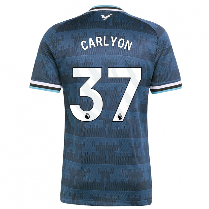 Danxen Heren Nathan Carlyon #37 Geel Zwart Blauw Uitshirt Uittenue 2026/27 T-Shirt