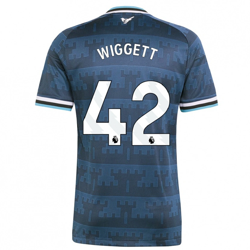Danxen Heren Charlie Wiggett #42 Geel Zwart Blauw Uitshirt Uittenue 2026/27 T-Shirt