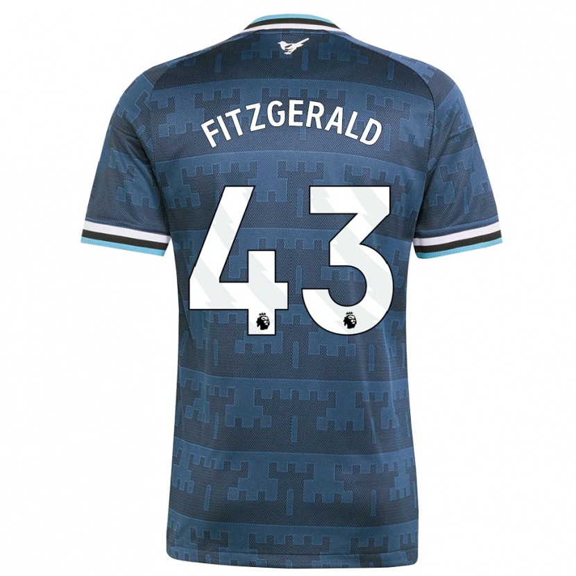 Danxen Heren Kyle Fitzgerald #43 Geel Zwart Blauw Uitshirt Uittenue 2026/27 T-Shirt
