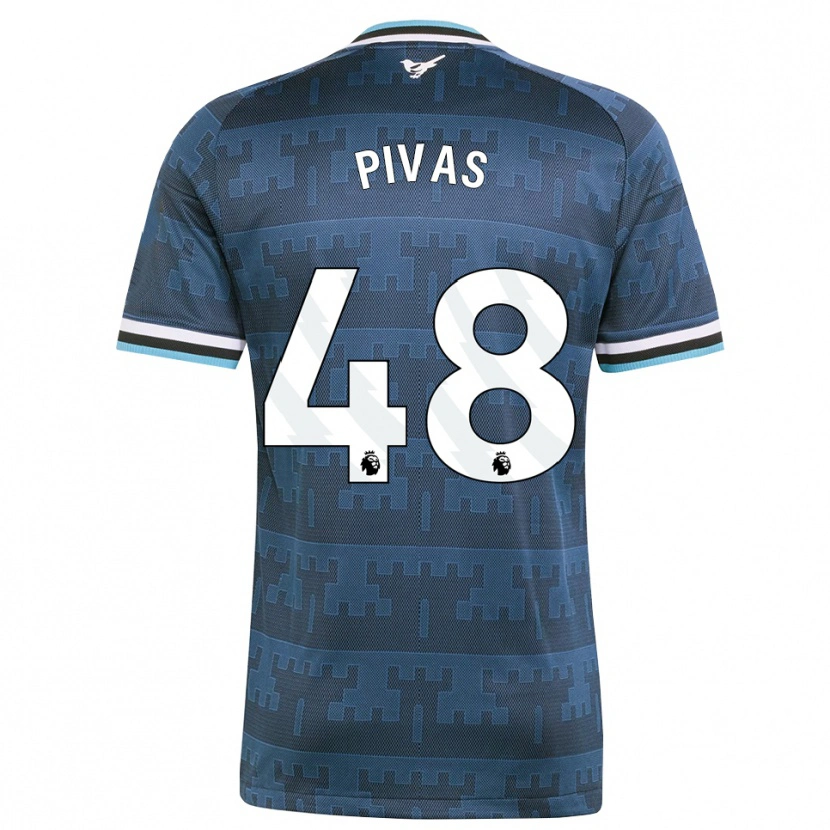 Danxen Heren Miodrag Pivaš #48 Geel Zwart Blauw Uitshirt Uittenue 2026/27 T-Shirt