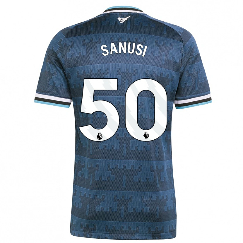 Danxen Heren Trevan Sanusi #50 Geel Zwart Blauw Uitshirt Uittenue 2026/27 T-Shirt
