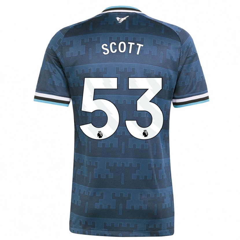 Danxen Heren Joshua Scott #53 Geel Zwart Blauw Uitshirt Uittenue 2026/27 T-Shirt