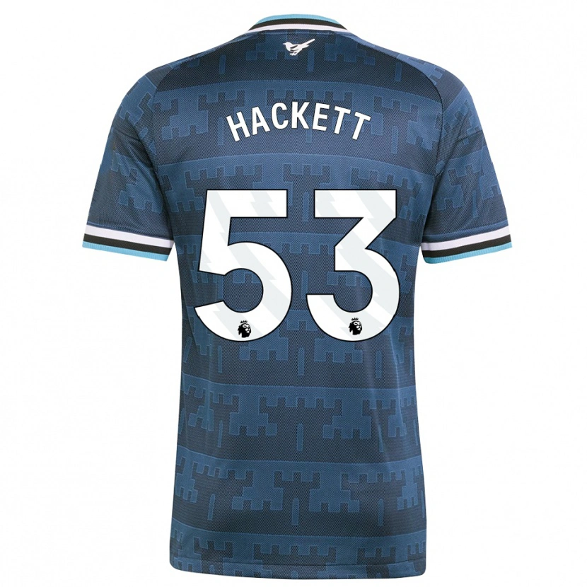 Danxen Heren Jordan Hackett #53 Geel Zwart Blauw Uitshirt Uittenue 2026/27 T-Shirt