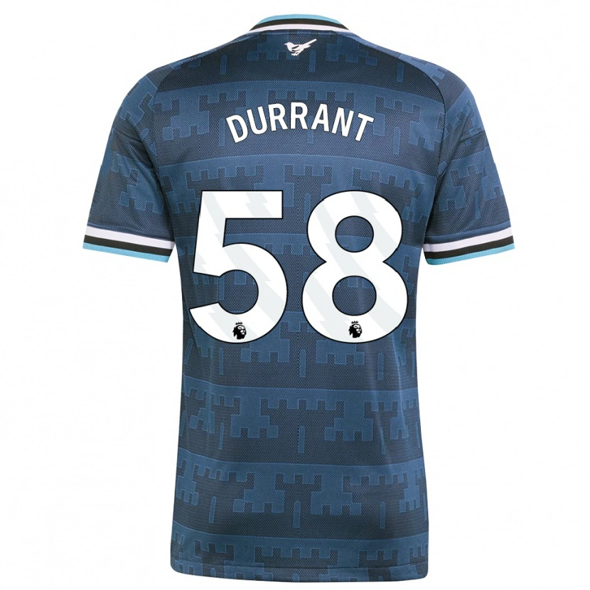 Danxen Heren Jake Durrant #58 Geel Zwart Blauw Uitshirt Uittenue 2026/27 T-Shirt
