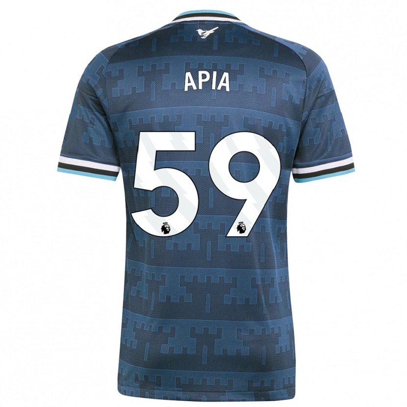 Danxen Heren Aaron Epia #59 Geel Zwart Blauw Uitshirt Uittenue 2026/27 T-Shirt