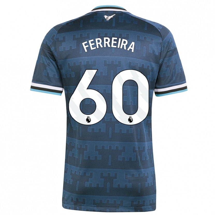 Danxen Heren Matheos Ferreira #60 Geel Zwart Blauw Uitshirt Uittenue 2026/27 T-Shirt