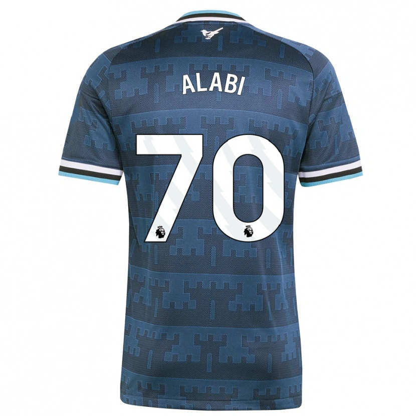 Danxen Heren Sam Alabi #70 Geel Zwart Blauw Uitshirt Uittenue 2026/27 T-Shirt