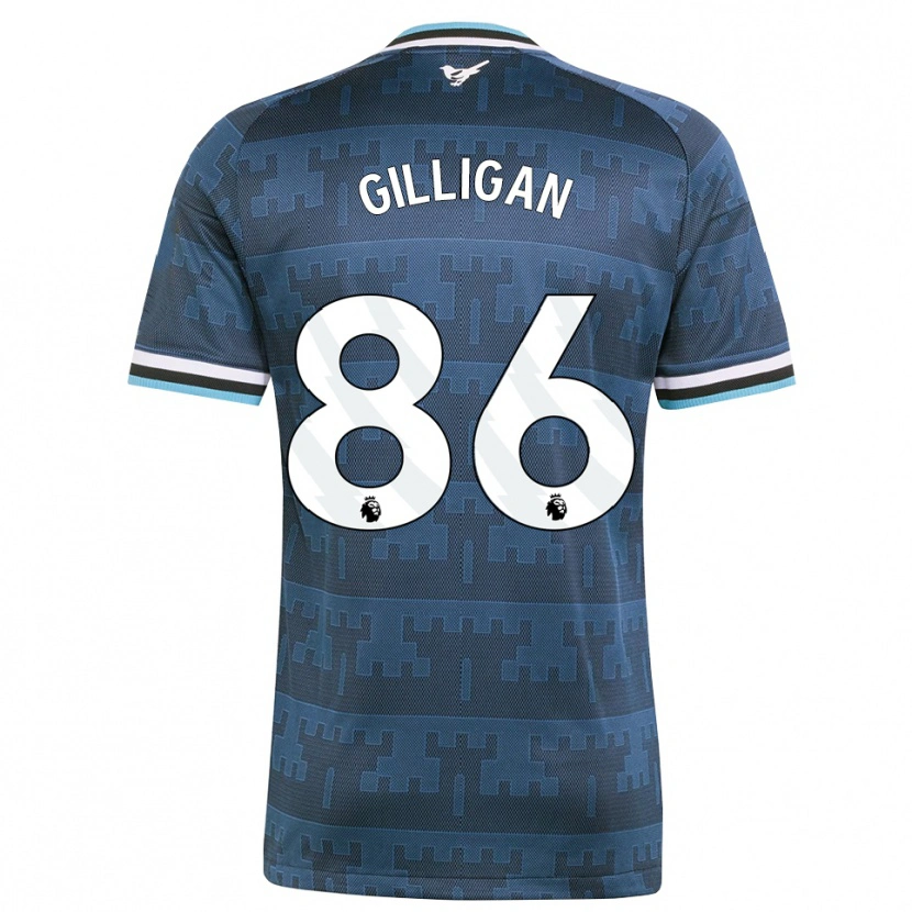 Danxen Heren Luke Gilligan #86 Geel Zwart Blauw Uitshirt Uittenue 2026/27 T-Shirt