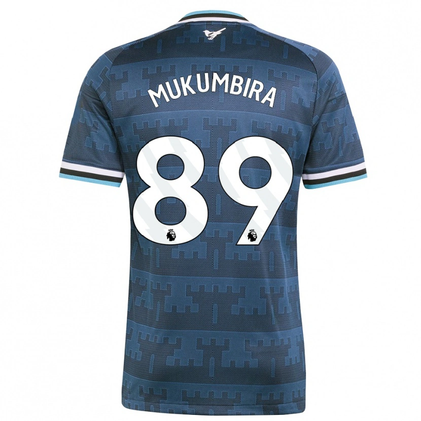 Danxen Heren Leon Mukumbira #89 Geel Zwart Blauw Uitshirt Uittenue 2026/27 T-Shirt