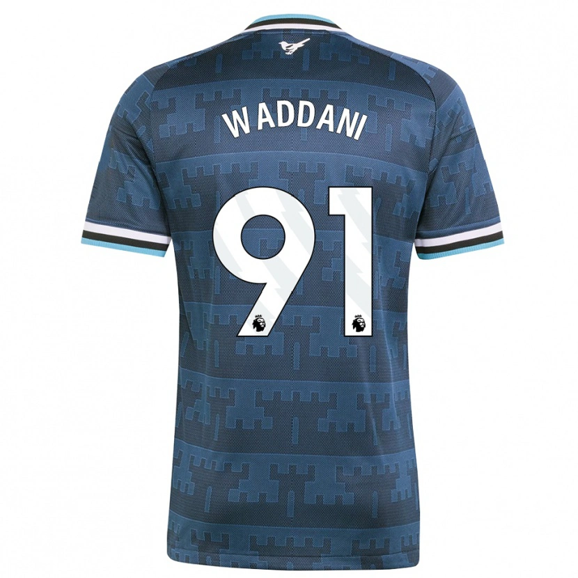 Danxen Heren Mohamed Waddani #91 Geel Zwart Blauw Uitshirt Uittenue 2026/27 T-Shirt