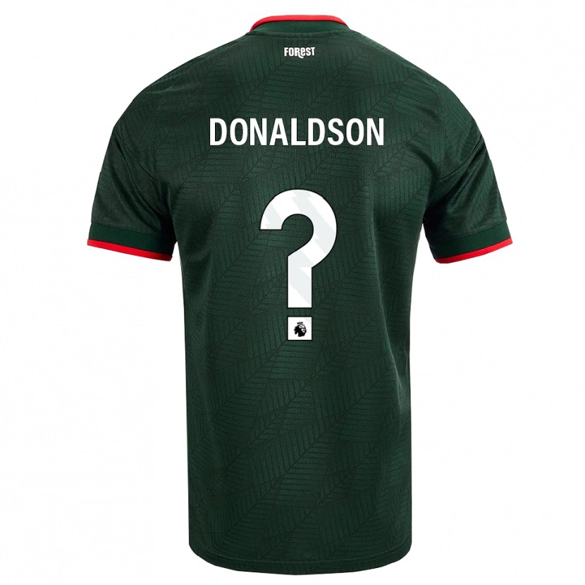 Danxen Heren Mason Donaldson #0 Donkergroen Rood Uitshirt Uittenue 2026/27 T-Shirt
