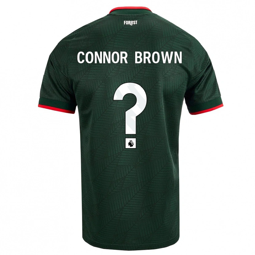 Danxen Heren Connor Brown #0 Donkergroen Rood Uitshirt Uittenue 2026/27 T-Shirt