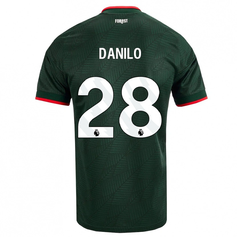 Danxen Heren Danilo #28 Donkergroen Rood Uitshirt Uittenue 2026/27 T-Shirt