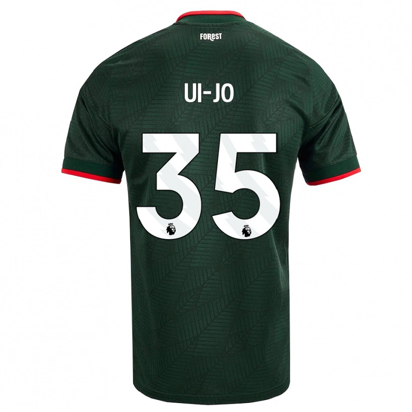 Danxen Heren Ui-Jo Hwang #35 Donkergroen Rood Uitshirt Uittenue 2026/27 T-Shirt