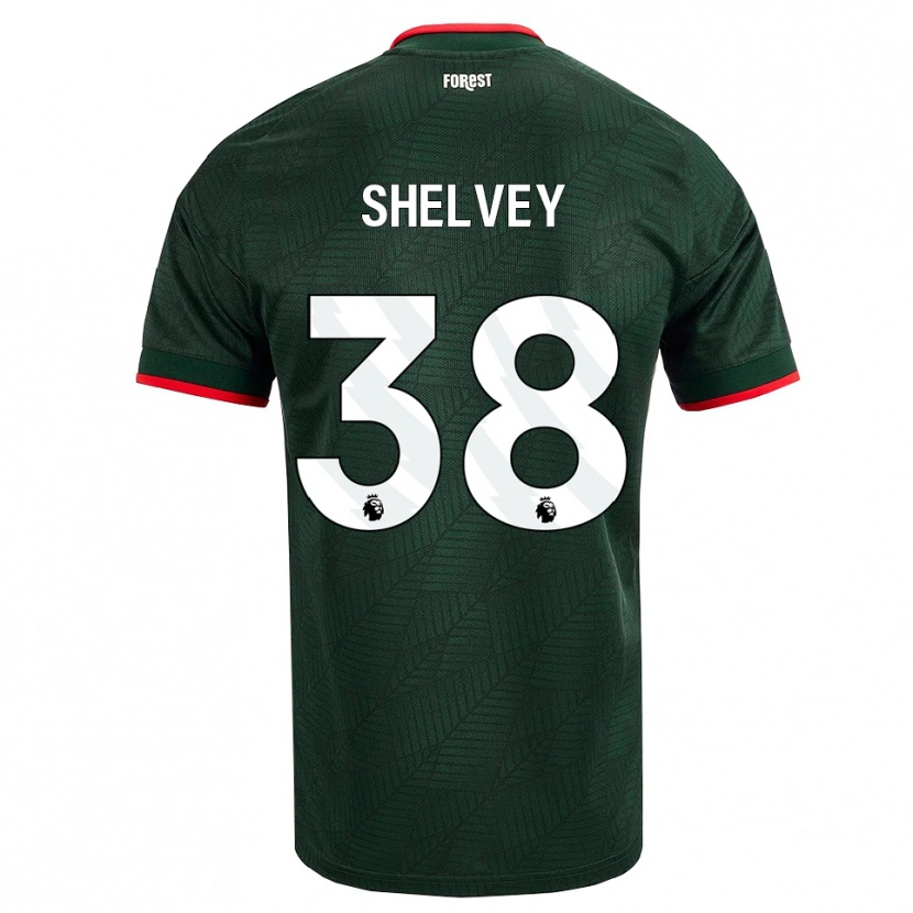 Danxen Heren George Shelvey #38 Donkergroen Rood Uitshirt Uittenue 2026/27 T-Shirt