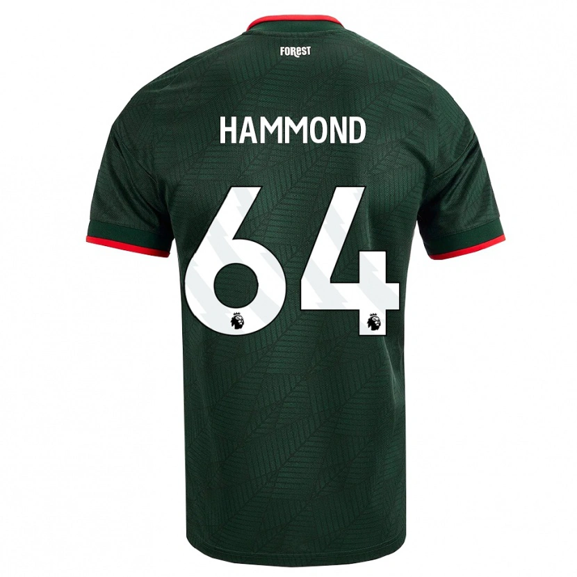 Danxen Heren Ben Hammond #64 Donkergroen Rood Uitshirt Uittenue 2026/27 T-Shirt