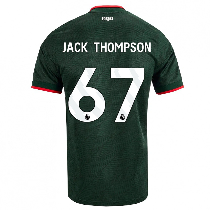 Danxen Heren Jack Thompson #67 Donkergroen Rood Uitshirt Uittenue 2026/27 T-Shirt