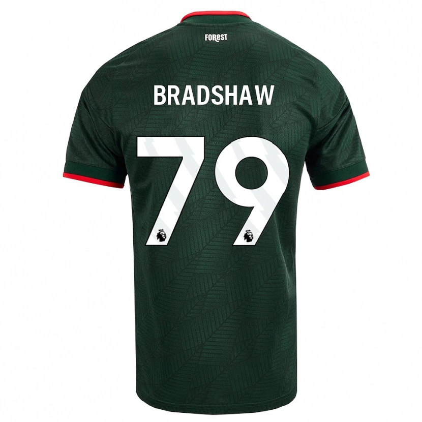 Danxen Heren Alfie Bradshaw #79 Donkergroen Rood Uitshirt Uittenue 2026/27 T-Shirt