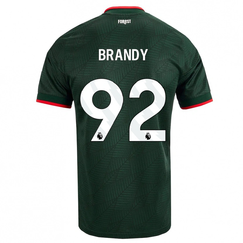 Danxen Heren Taeneal Brandy #92 Donkergroen Rood Uitshirt Uittenue 2026/27 T-Shirt