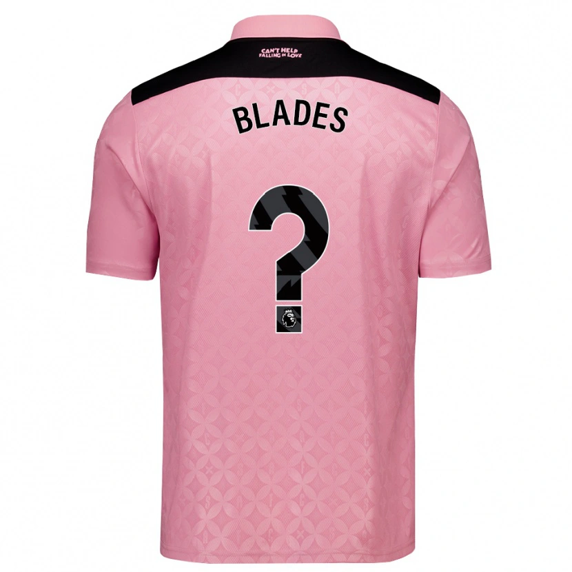 Danxen Heren Reanna Blades #0 Lichtroze Zwart Uitshirt Uittenue 2026/27 T-Shirt