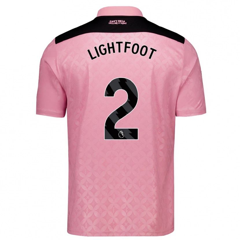 Danxen Heren Archie Lightfoot #2 Lichtroze Zwart Uitshirt Uittenue 2026/27 T-Shirt